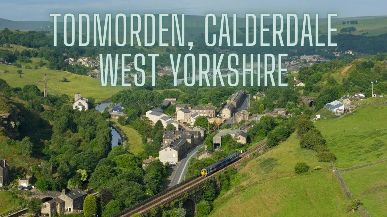Driving Through Around Todmorden Calderdale West Yorkshire United Kingdom