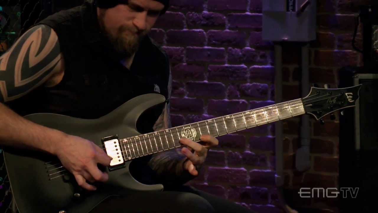 Andy James, shows amazing guitar speed with Vortex Mind on EMGtv