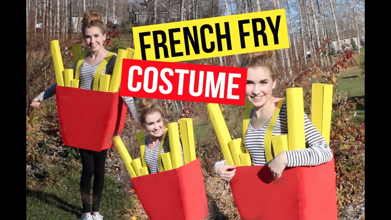 DIY French Fries Costume!!