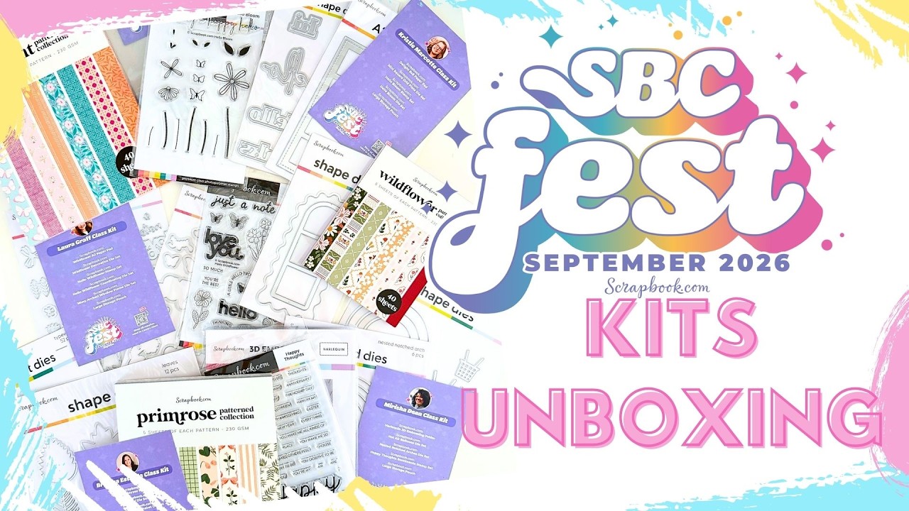 Unboxing kits for FREE crafting classes | SBC FEST September 11th, 2026