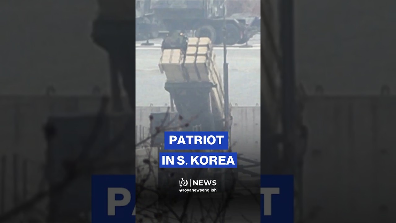 Patriot Missile Defense Systems at a US army base in South Korea