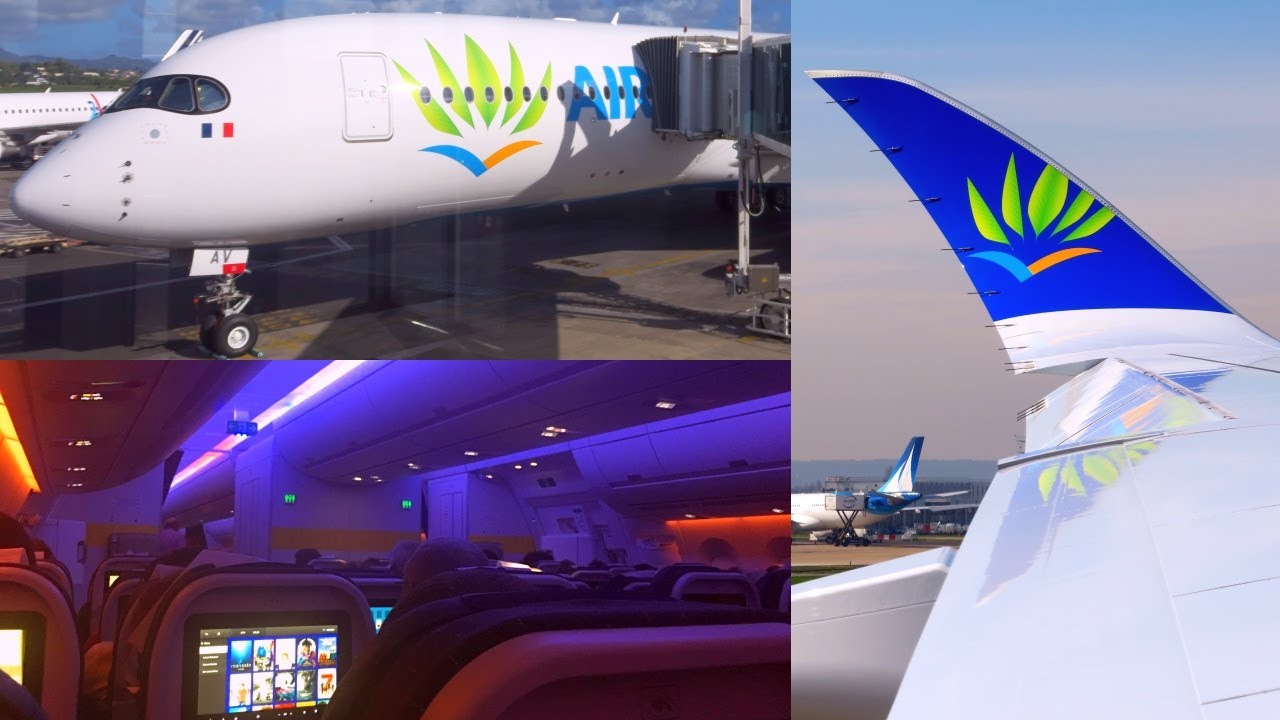 Air Caraïbes Airbus A350-900 Guadeloupe - Paris Orly