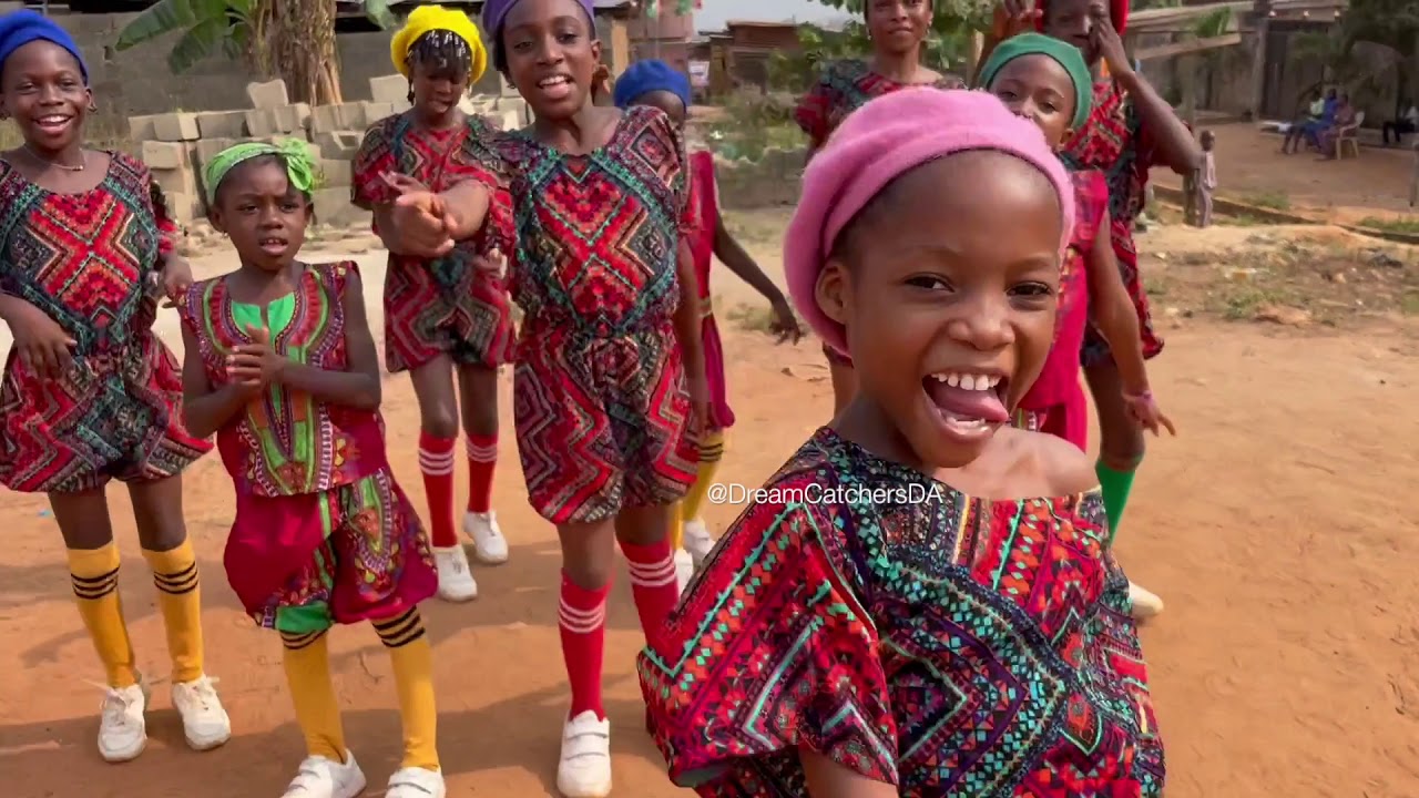 Dream Catchers Academy Dancing to Kizz Daniel - Currently -The Happy 'African' Kids