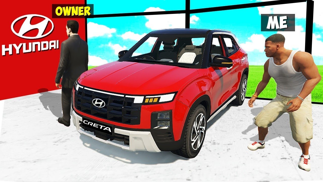 GTA 5 Тамил угоняет автомобили Hyundai из автосалона в GTA 5 | Тамильский геймплей |