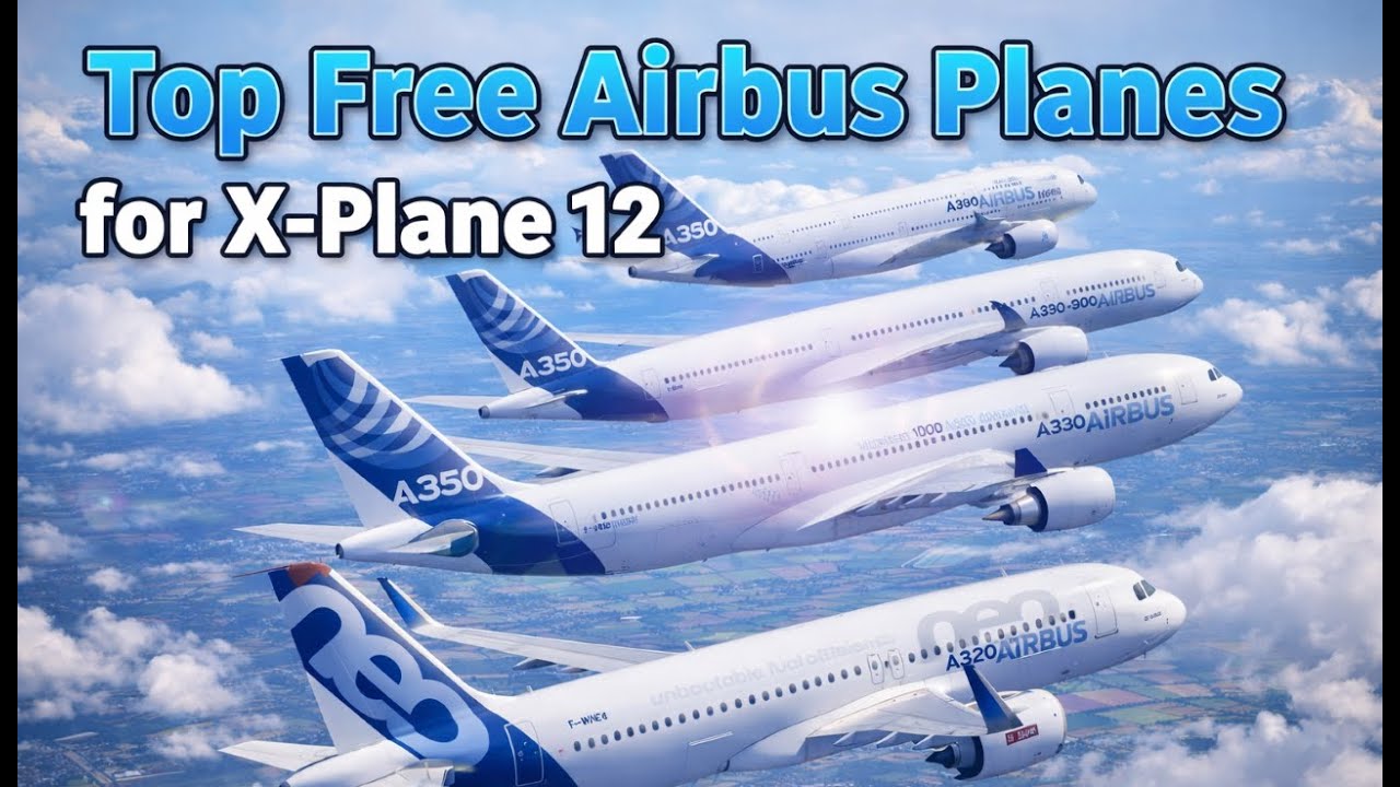 Best FREEWARE X-Plane 12 Airbus addons