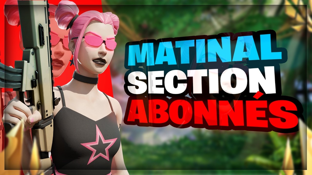 LIVE FORTNITE FR HANDCAM – Je joue avec les ABONNÉS !