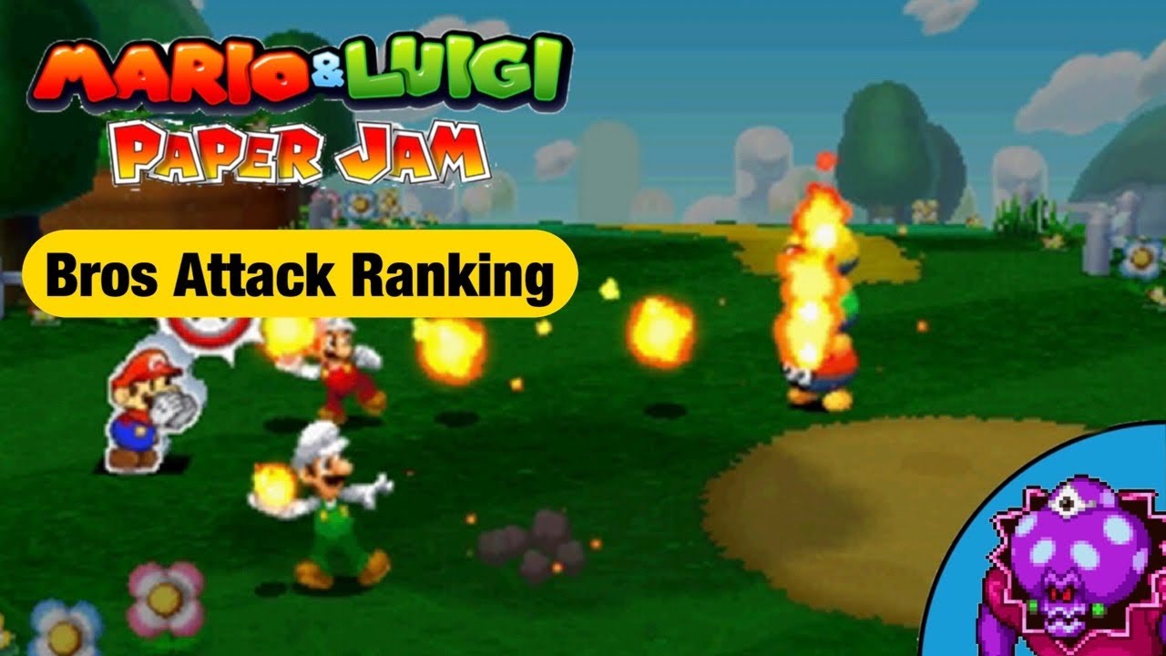 Рейтинг предметов Bros из Mario and Luigi Paper Jam