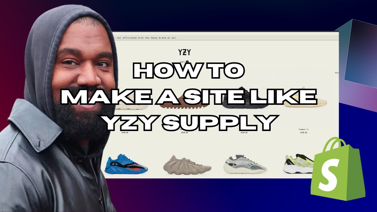 Как создать сайт, подобный Yeezy Supply, на Shopify