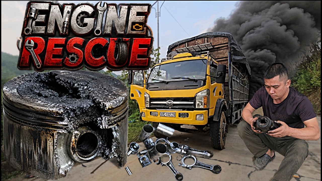 The Truck Died in the Middle of the Storm &mdash; Emergency Roadside Engine Rescue | Part 1