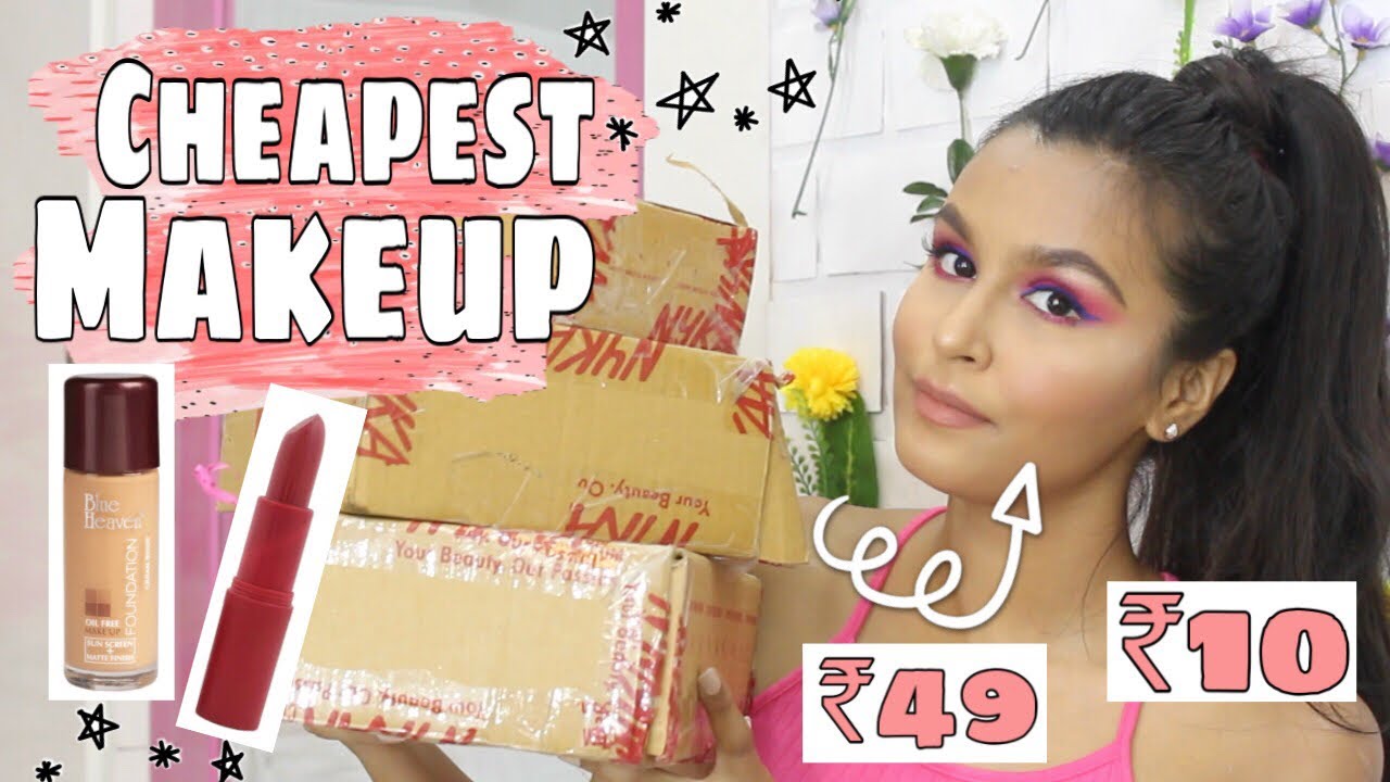 I Buy The Cheapest Makeup From Nykaa / Mridul Sharma