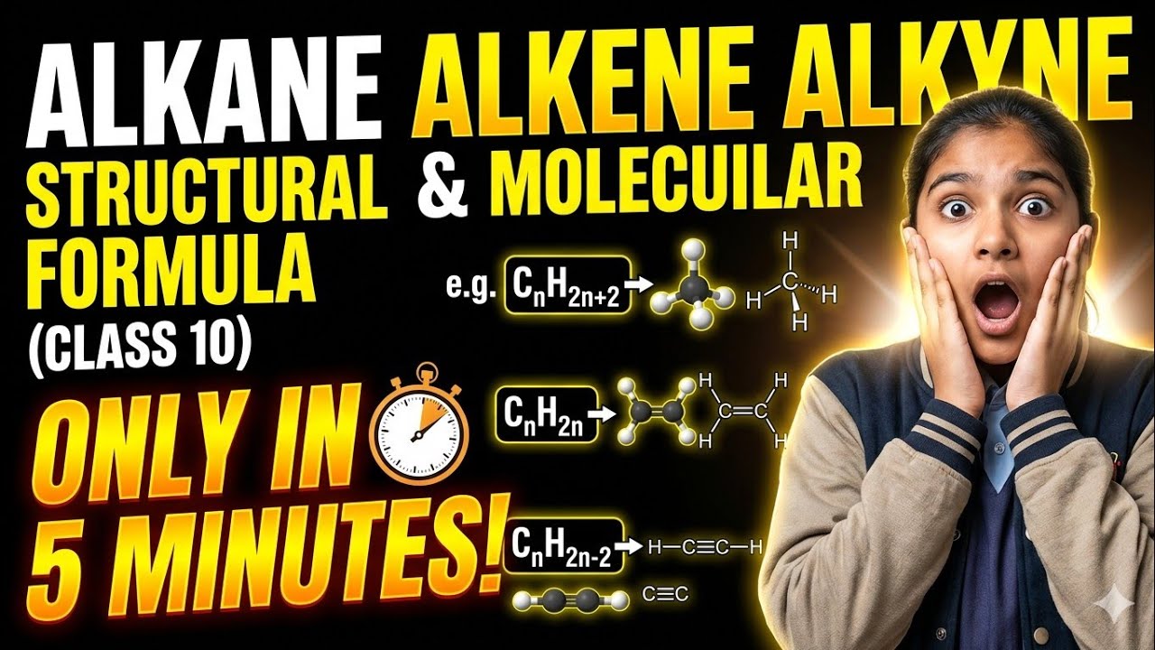 Alkane|| Alkene || Alkyne||molecular, Structural, General formula