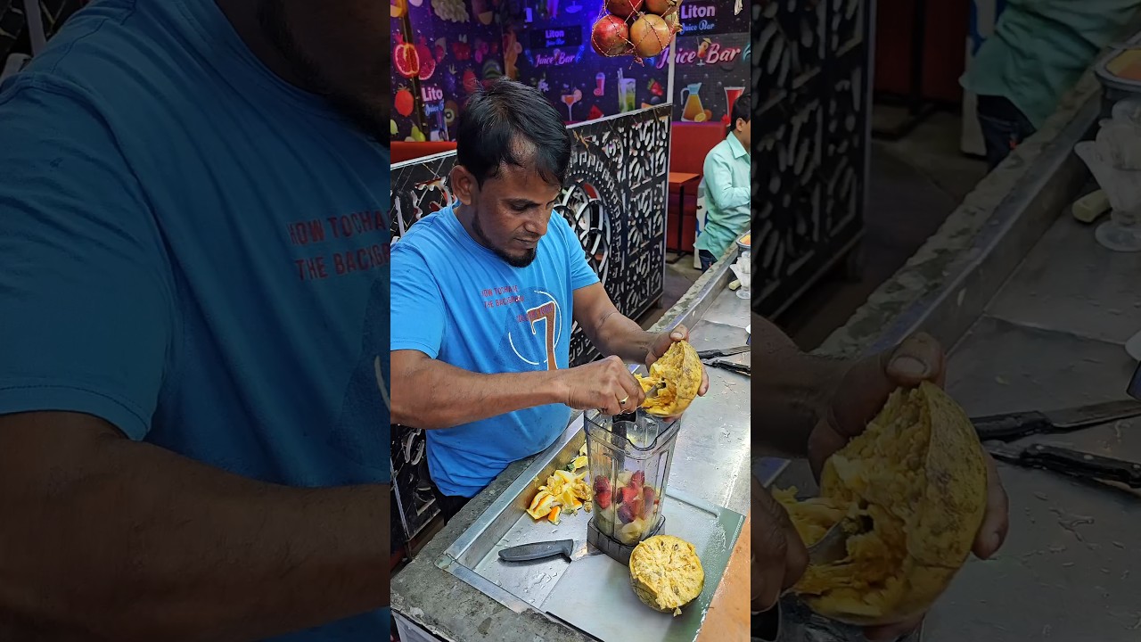Amazing Skills! Healthy Mix Fruit Juice