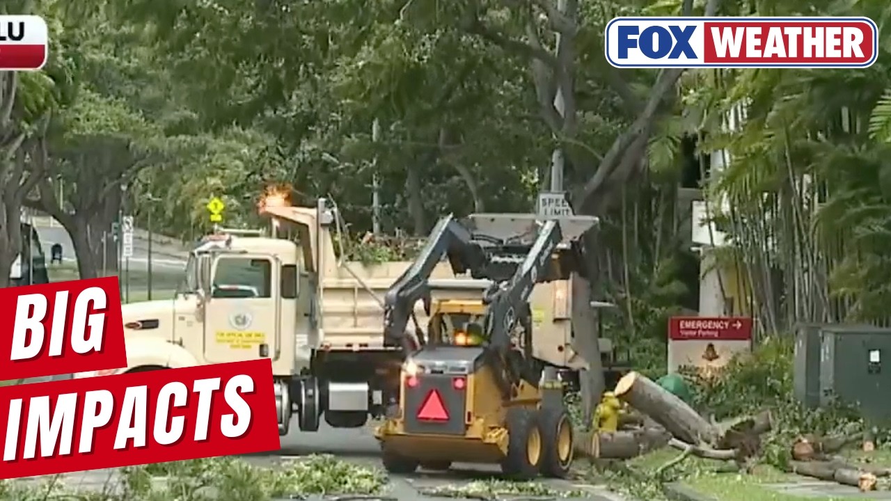 Strong Winds And Heavy Rain Slam Hawaii
