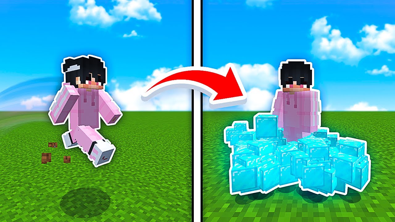 Minecraft, MUTTA Hyppiminen Moninkertaistaa INVENTORYN!?