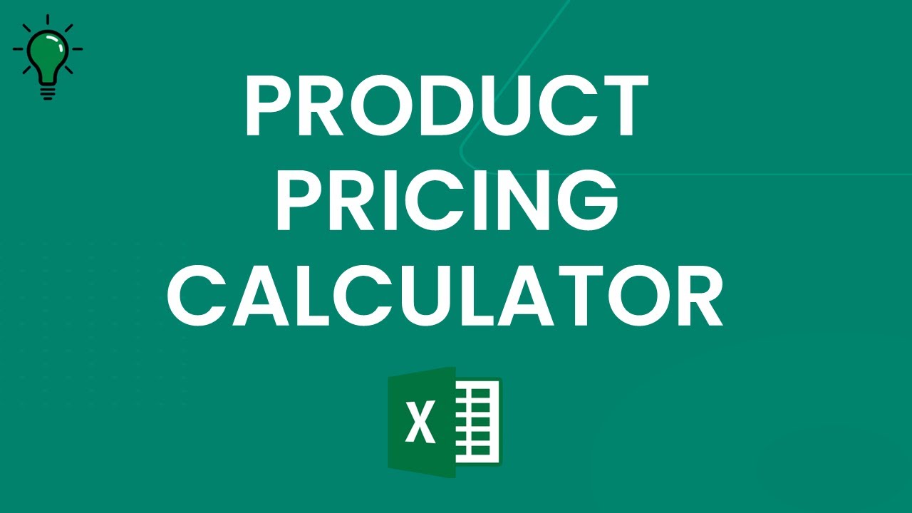 PRODUCT PRICING CALCULATOR: Master Product Pricing with Our Excel Calculator Tool