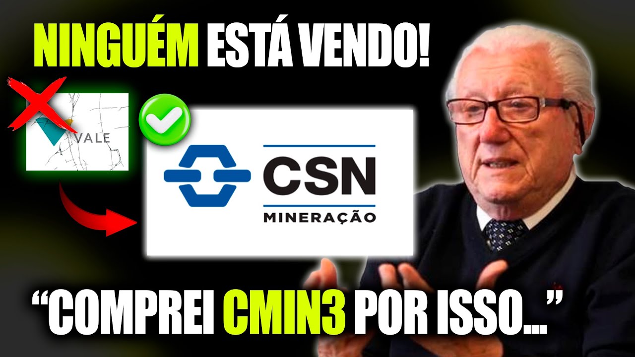 POR QUE BARSI COMPROU CMIN3 E NÃO VALE3? CMIN3 VALE A PENA?