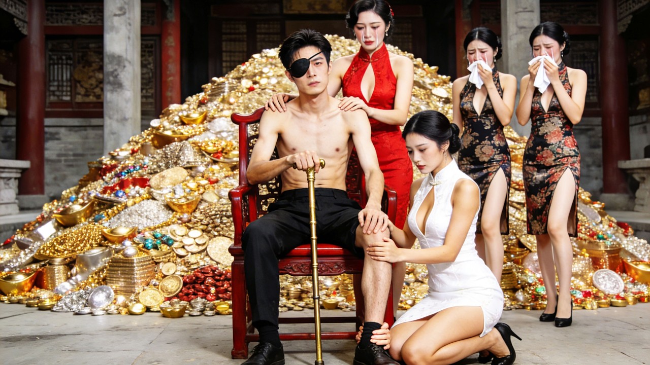 又瞎又瘸的老頭在美女耳邊說了一句話，竟讓她們甘願以身相許侍奉30天！原來這些女人都有同一個「致命弱點」！#短劇 #逆襲劇場 #shortdrama #男频 #反转 JHK