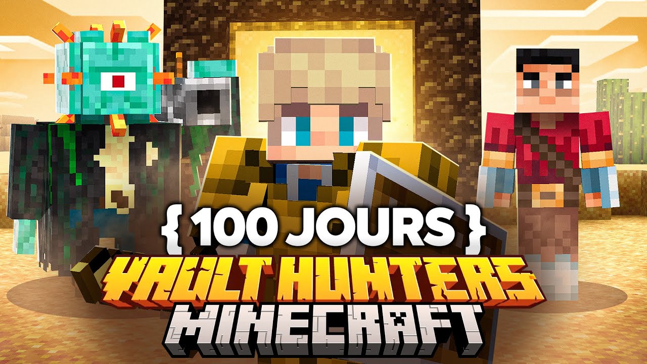 J'ai survécu 100 JOURS comme CHASSEUR de TRÉSOR dans Minecraft Hardcore !