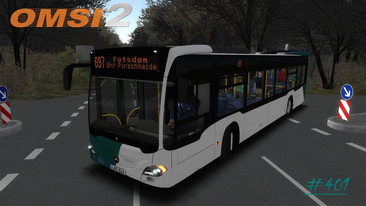 Lets Play OMSI 2 #401 Grenzregion Berlin-Potsdam Auf der Linie 697 [HD][GER]