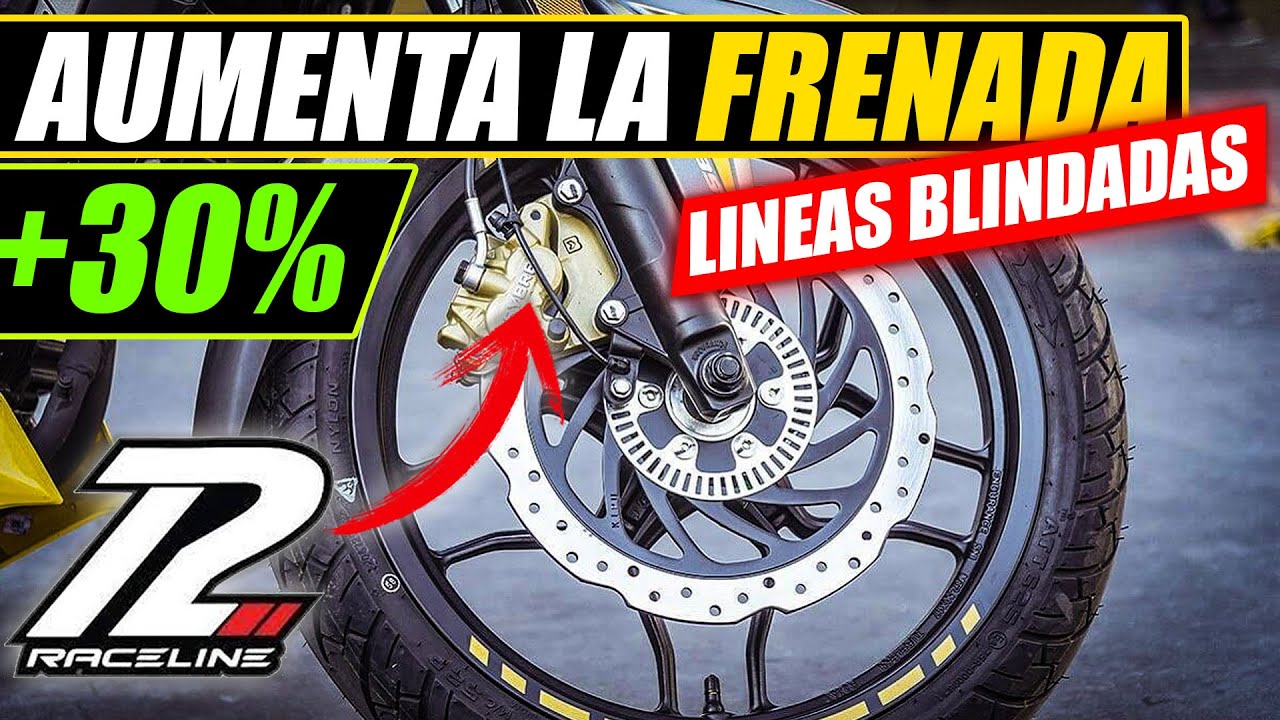 ✅ MEJORA a los FRENOS de mi MOTO Pulsar NS 200 🔥 Líneas de freno Blindadas, Aceradas