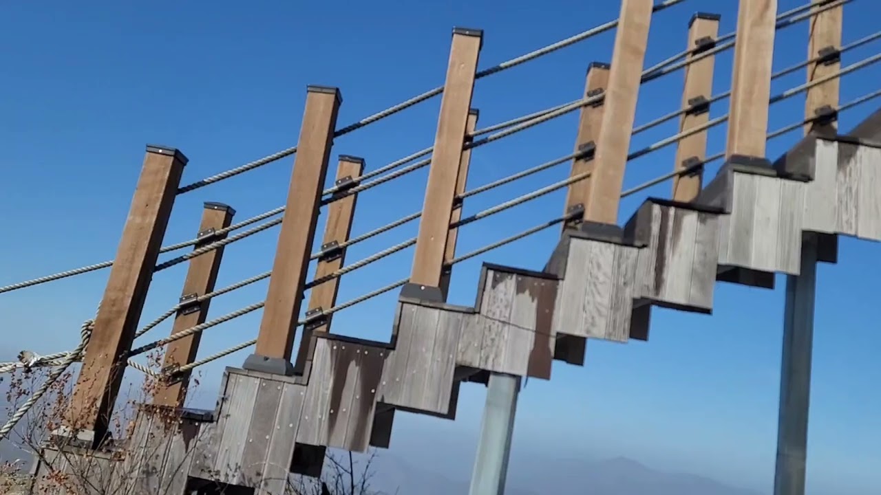 겨울산행 경북상주 노악 노음산 암릉 조망구간