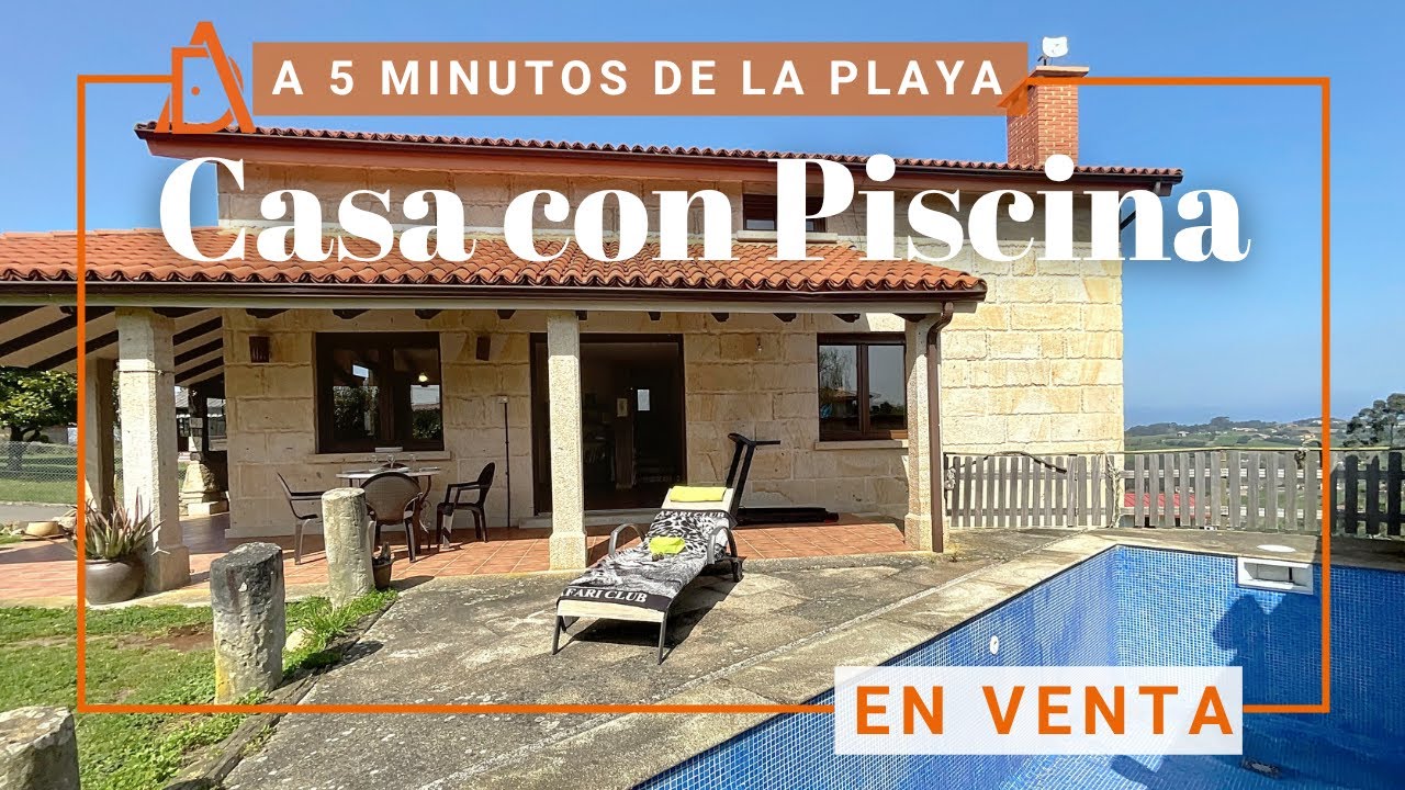 Casa con piscina a 5 min de la playa y 15 de Gijón | Lista para entrar a vivir en Quintes