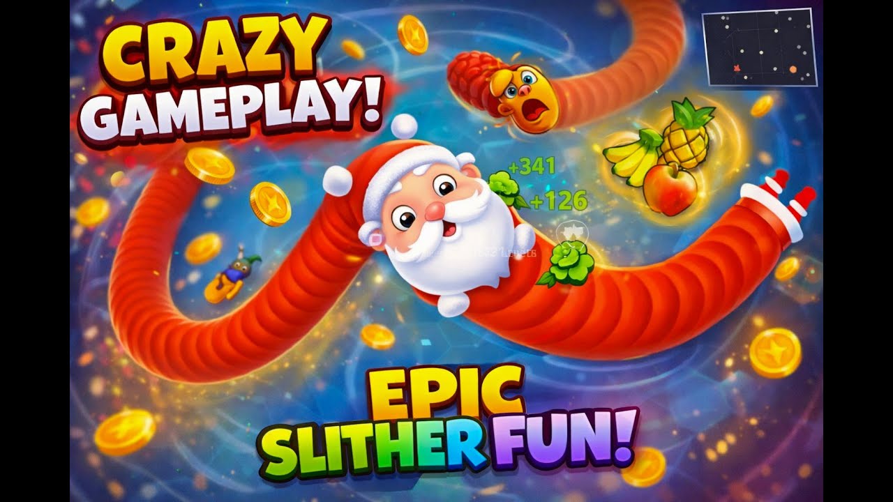 snake rush gaming video