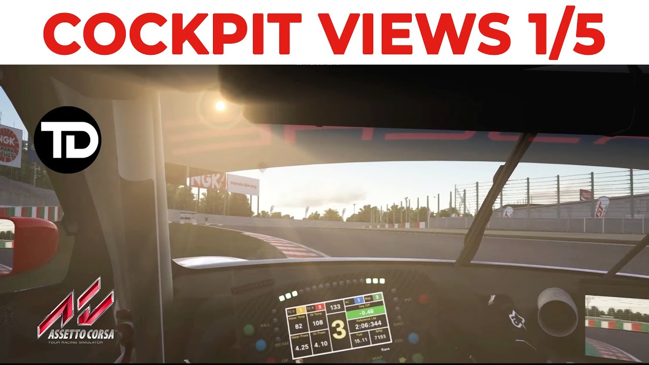 The 3 Types Of Cockpit View: Immersive, Competitive, Balanced 1/5: Assetto Corsa
