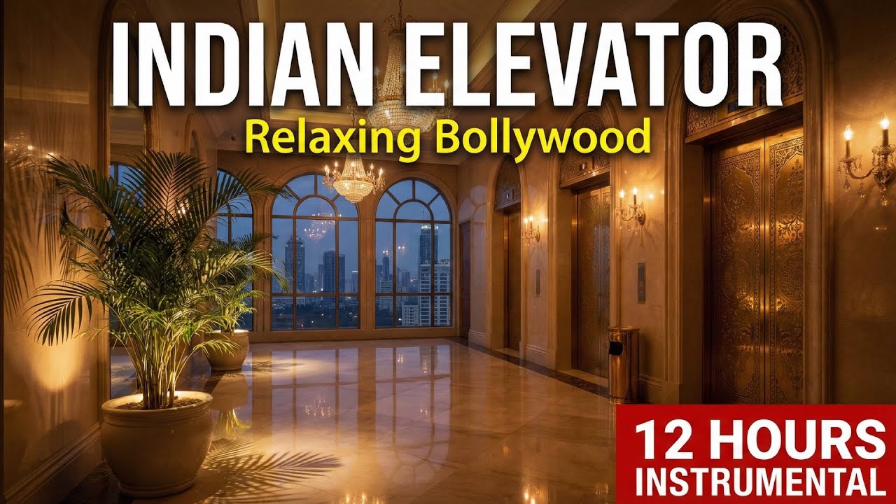 Indian Elevator Music | 12 Hours Relaxing Bollywood Instrumental Background Songs for Hotels