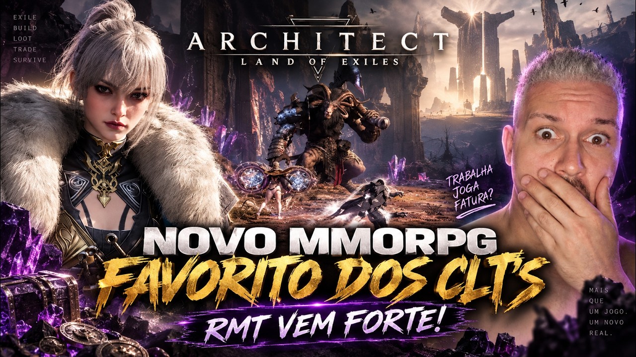 NOVO MMORPG PARA CLT LAN&Ccedil;A AMANHA! CONHE&Ccedil;A O ARCHITECT: LAND OF EXILES