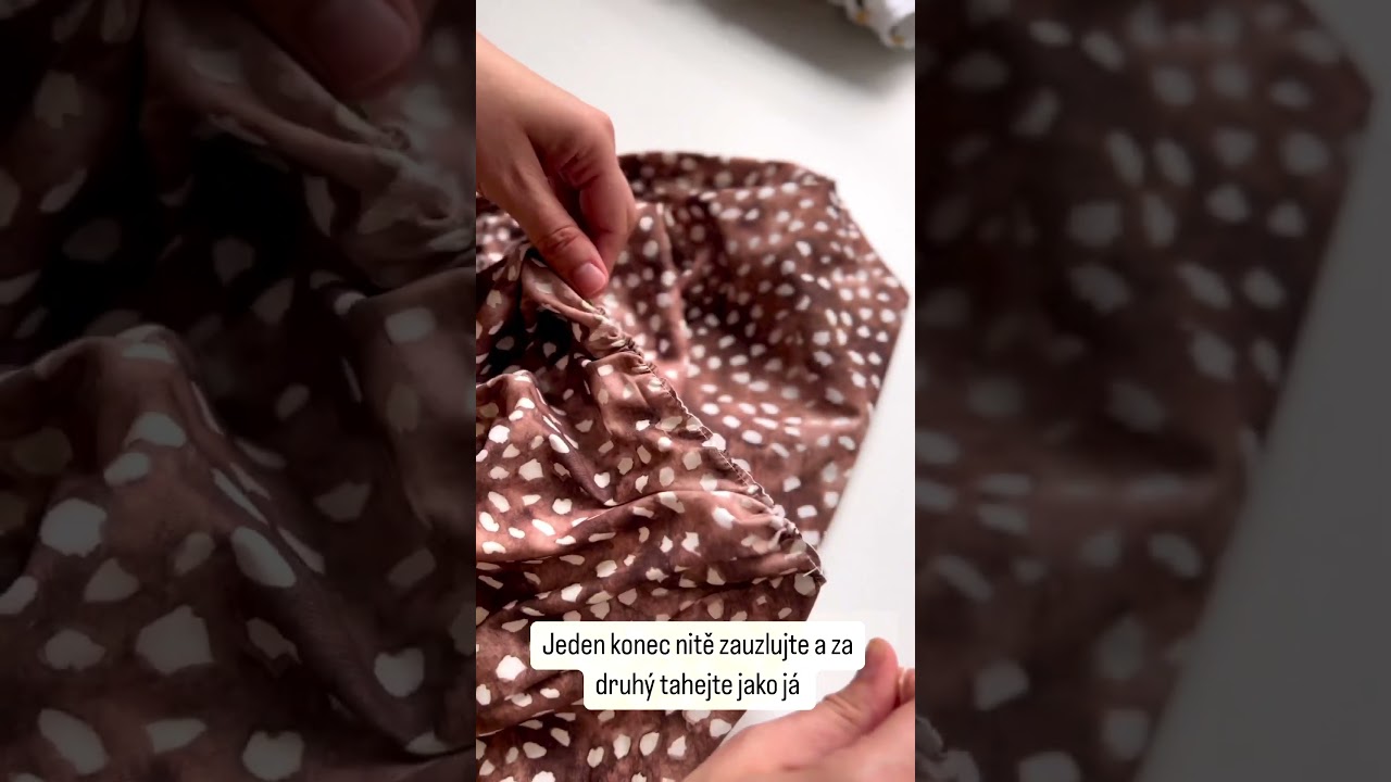 Jak na kr&aacute;sn&eacute; řasen&iacute;?❤️🪡😎 #sewinghacks #sewingtip #sewingpattern #sewingtutorial #sewingtips