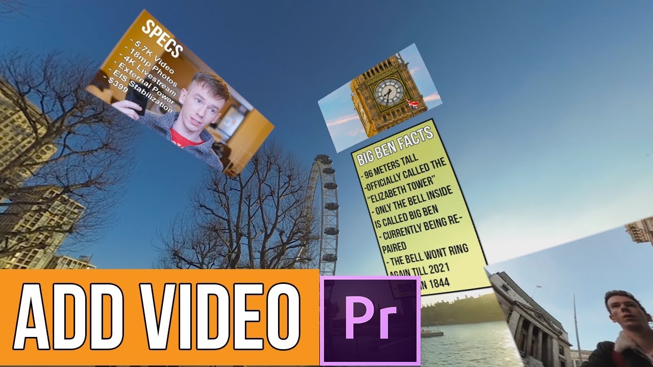 How to Add Video Inside Your 360 Video: Premiere Pro Tutorial