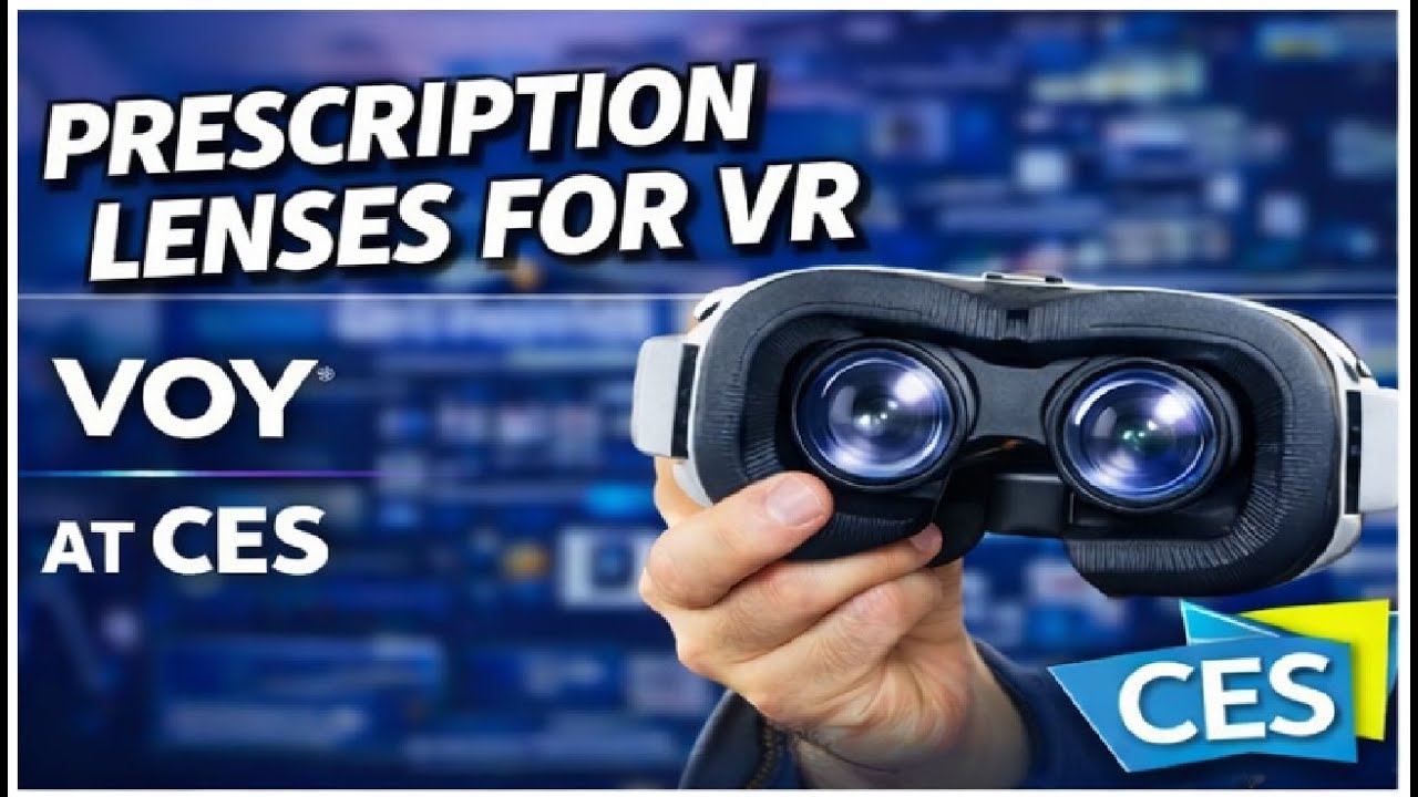 Inside VOY at CES | Adjustable Prescription Lenses for VR Headsets
