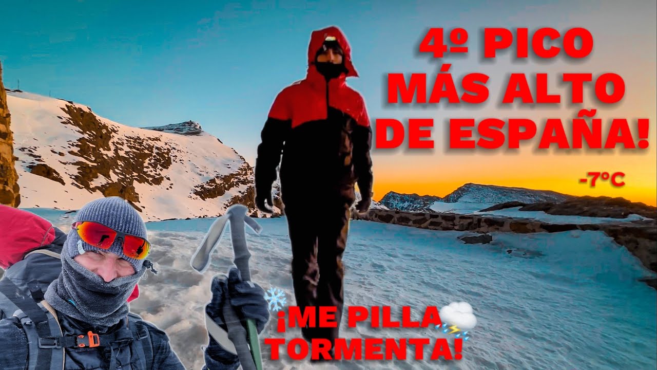 Me pilla una TORMENTA ⛈️ // Solo en el refugio la  Carihuela // Subida a Pico Veleta 🏔️