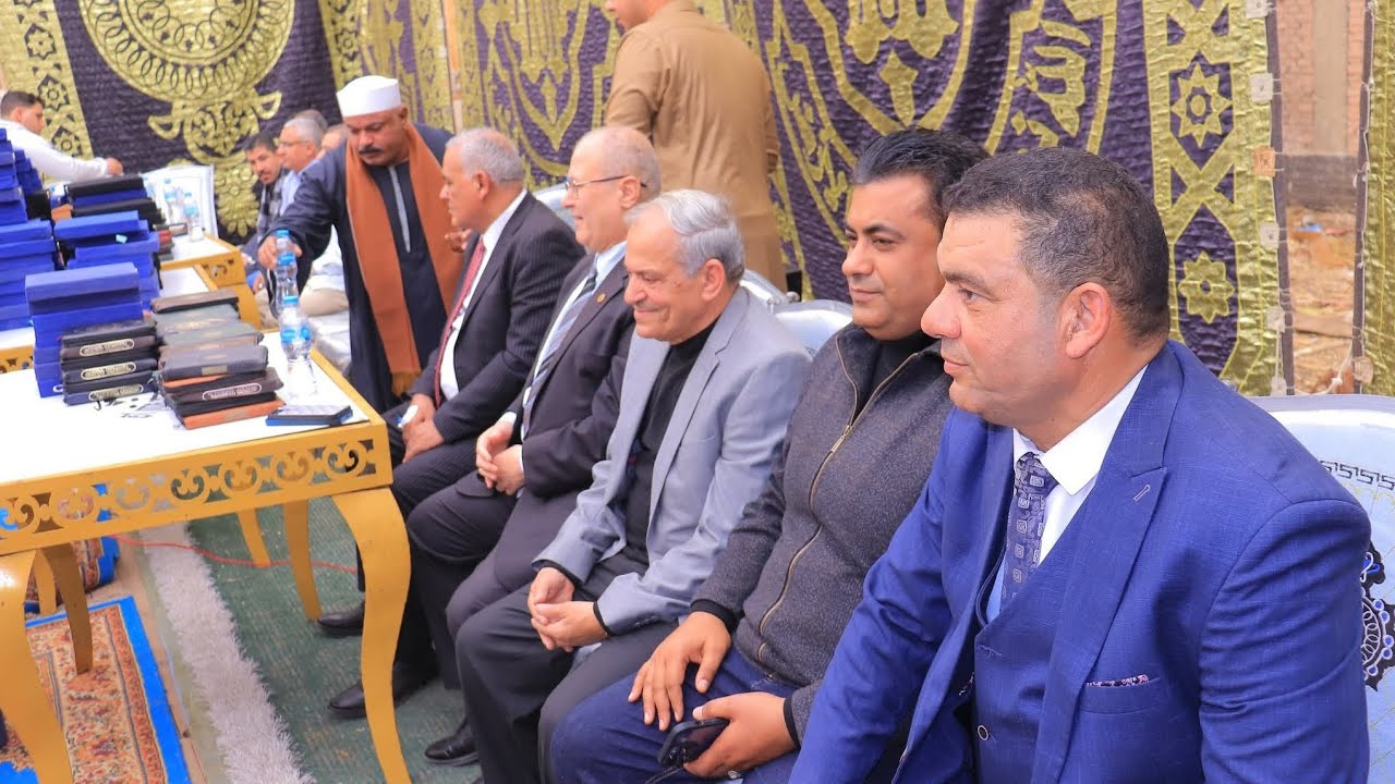 كلمه ترحيب للساده الضيوف فى حفل تكريم الفائزين حفظه القران الكريم برعاية الاستاذ محمد يوسف 
