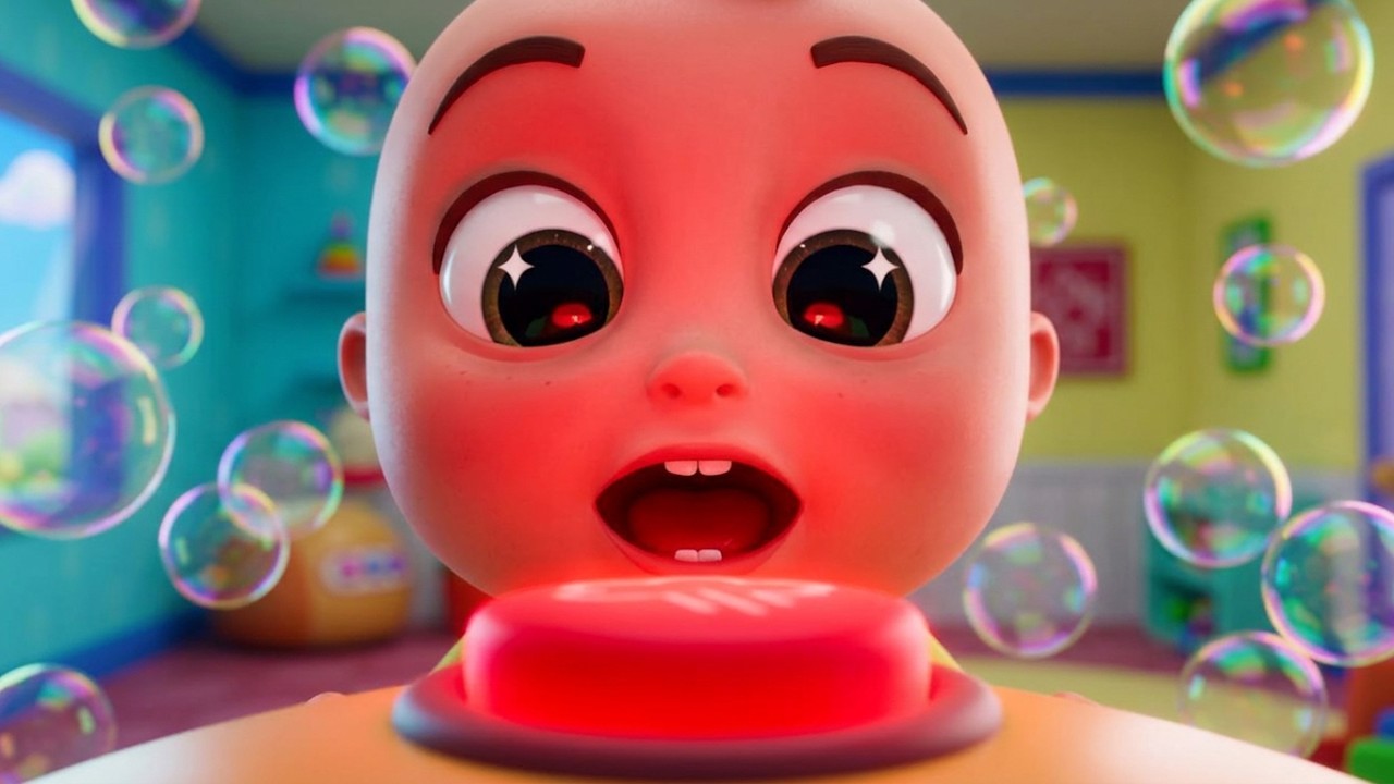 The Button Song for Kids 🔘 Funny & Educational Cartoon | Baby Berry Nursery Rhymes