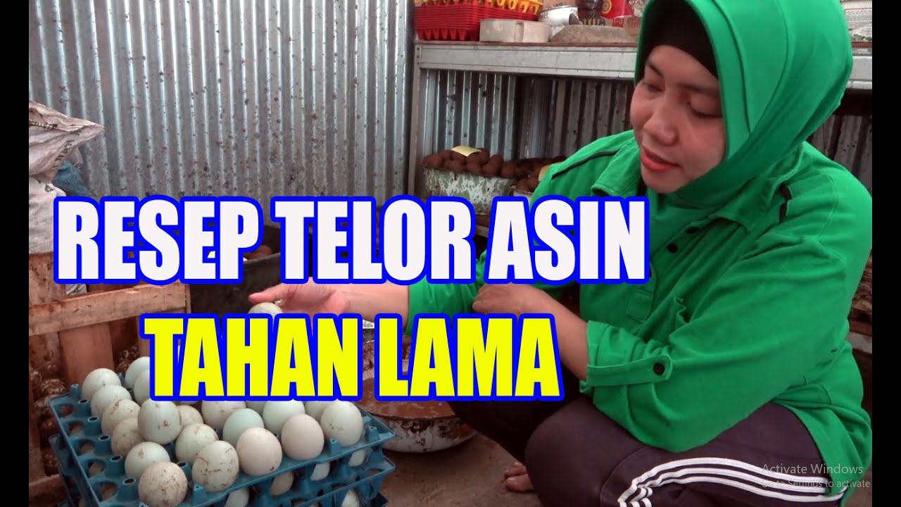 CARA MEMBUAT TELOR ASIN TAHAN LAMA - DEK JOHAN PEKALONGAN - ISTRI BABINSA