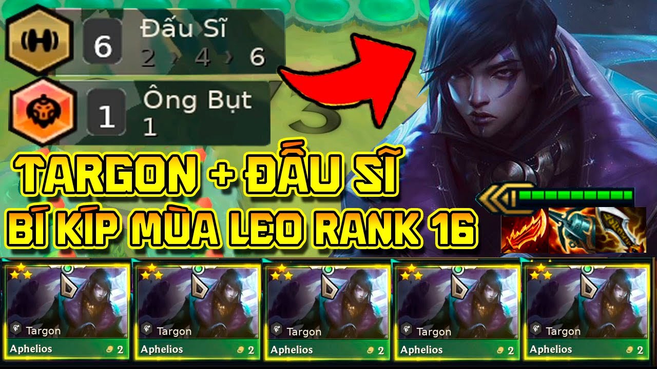 B&Iacute; MẬT LEO RANK M&Ugrave;A 16: GI&Aacute;O &Aacute;N APHELIOS KẸP ĐẤU SĨ - DỄ CHƠI, DỄ TR&Uacute;NG, LEO RANK THẦN TỐC!