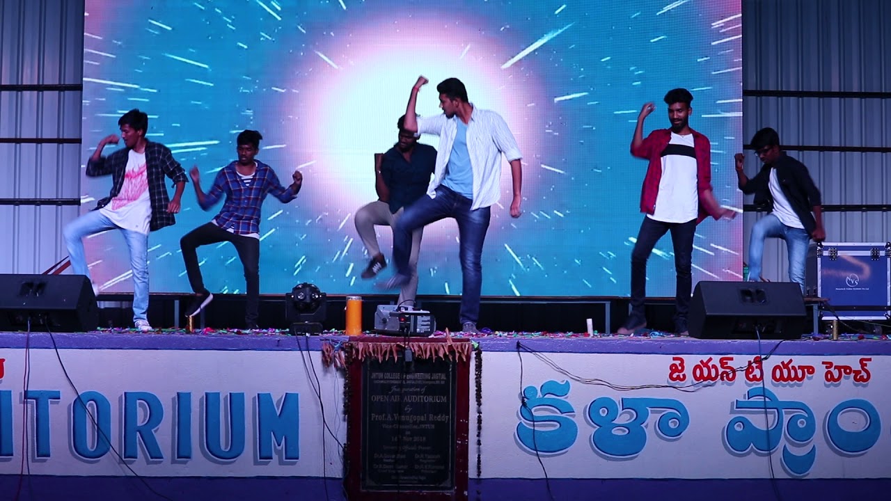 CRESCENCE2K19 Cult Performance by 2nd CSE boys @JNTUHCEJ