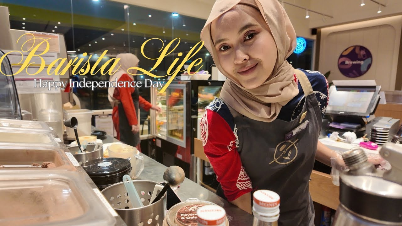 A day in my life as Barista (is it worth working as part-timer??) | Cafe Vlog