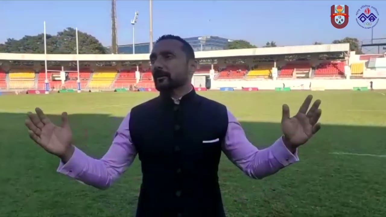 Rugby India president Rahul Bose expresses his appreciation on the Maharashtra State Olympic Games.