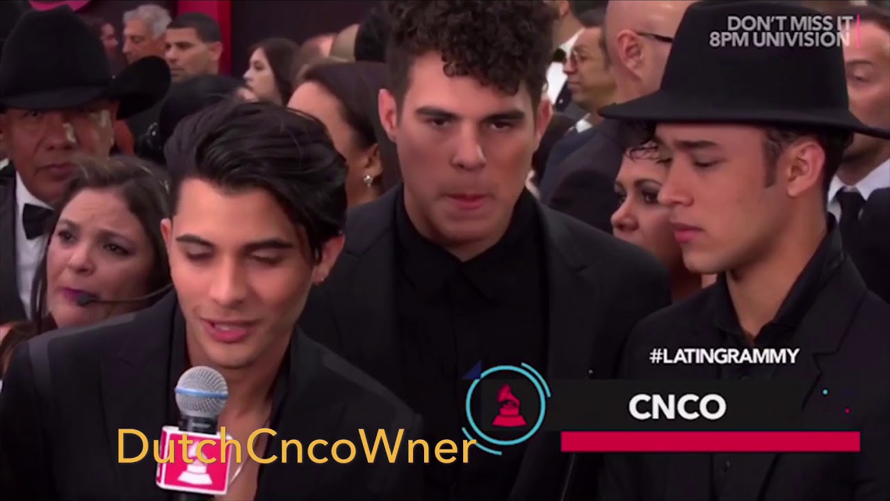 Latin Grammy alfombra roja entrevista a CNCO