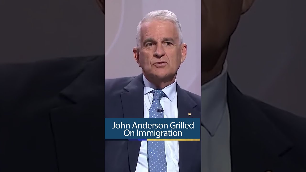 John Anderson grilled on immigration on the ABC National Forum