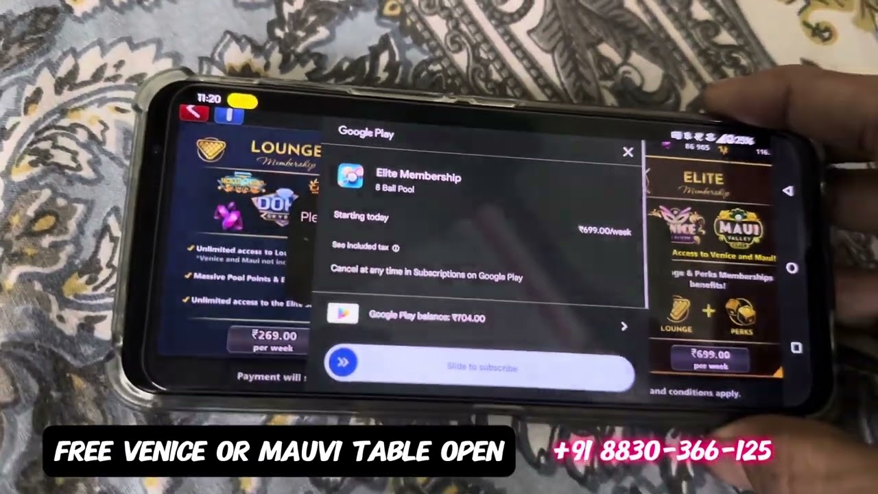 FREE VENICE and MAUI Table open in 8 ball pool