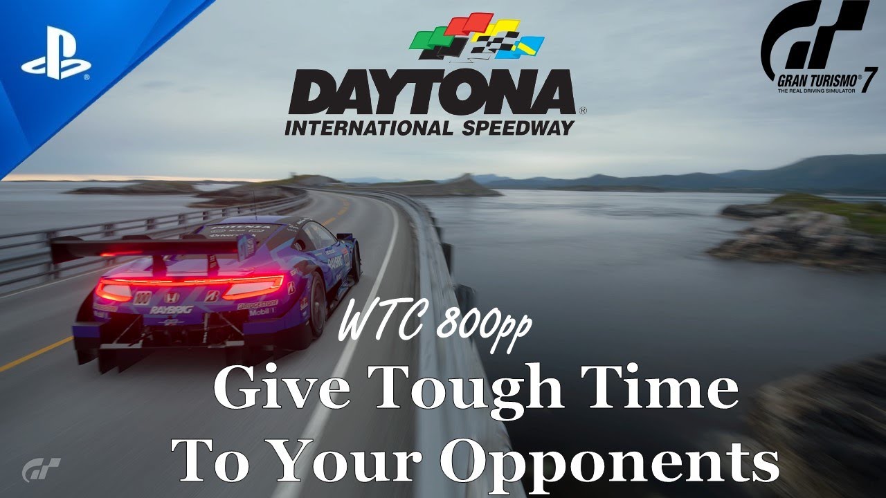 WTC 800, Daytona Racetrack. Apply this tuning for a Easy WIN #gt7gameplay #4k #hdr