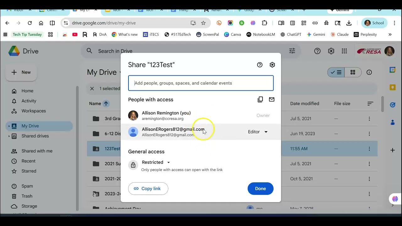 Tech Tip Tuesday - Limit Access Share Setting within Drive