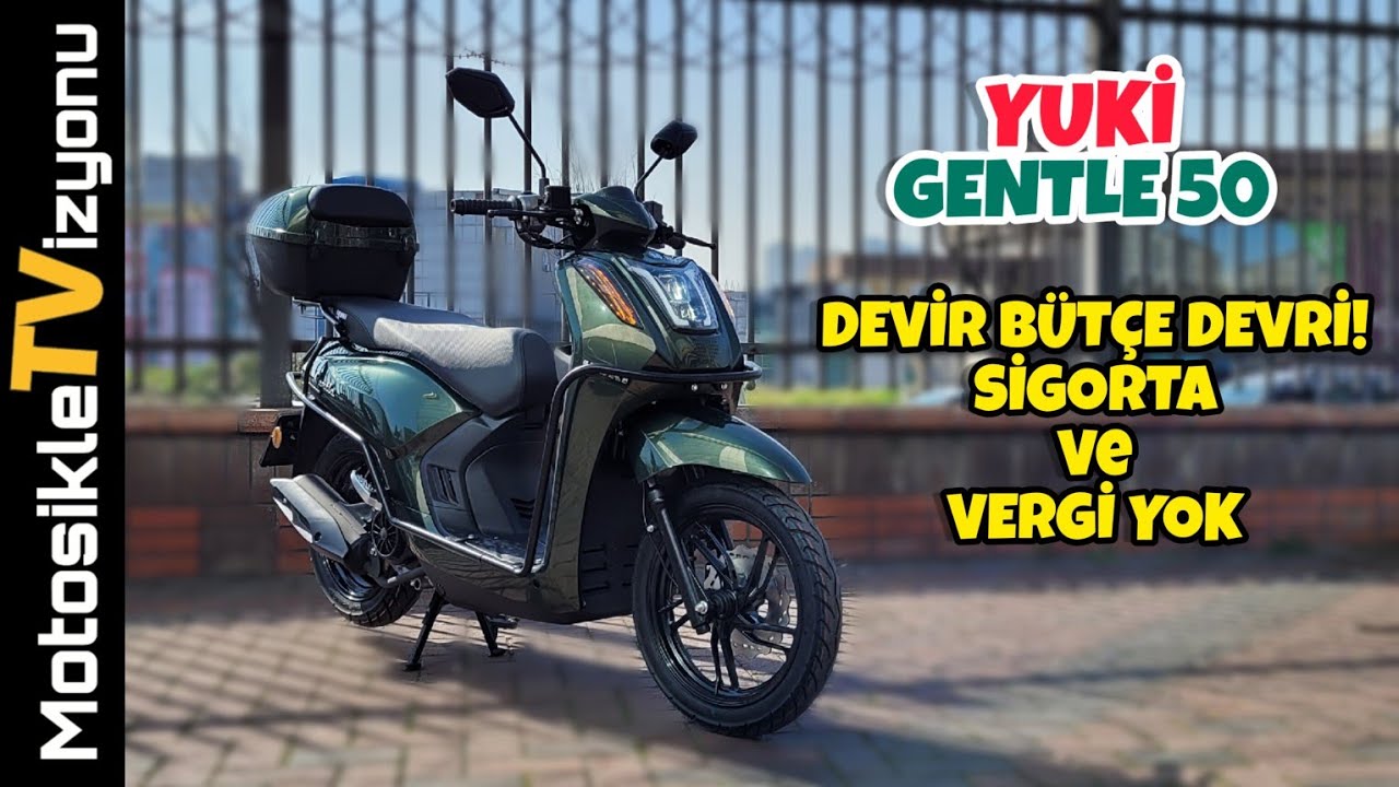 İlginç Bir 50lik! | Yuki Gentle İncelemesi | Motosiklet Vizyonu