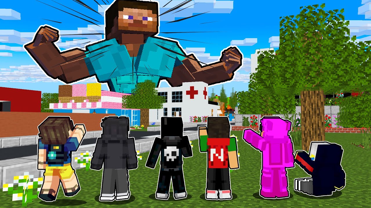 Cursed STEVE is HUNTING Us in Minecraft