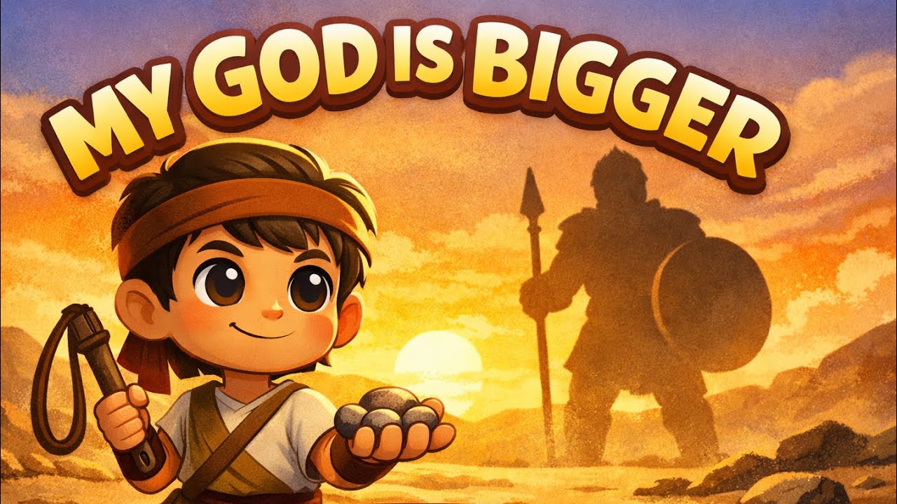 Deuteronomy 31:6 for Kids | Be Strong and Courageous | My God Is Bigger Song
