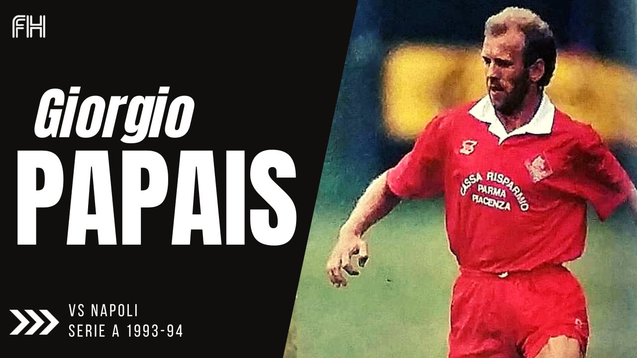 Giorgio Papais ● Goal and Skills ● Piacenza 1:1 Napoli ● Serie A 1993-94